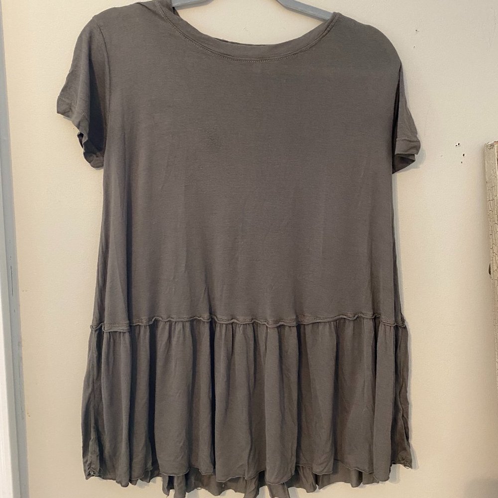 Truly Madly Deeply Olive Green Top